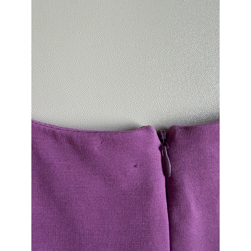 Boden Women's Lilac Suplice Ponte Alicia Fit and Flare Midi Dress Size 8 - Picture 13 of 13